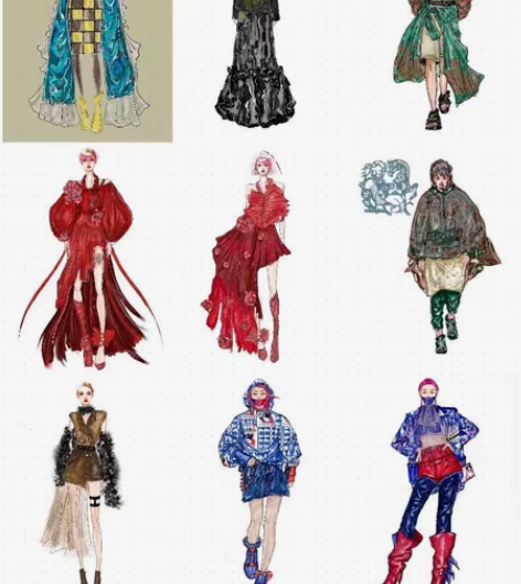 代画服装效果图 首页有更多效果图 低价 接...
