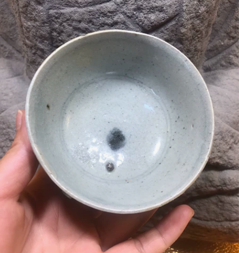 青花茶碗【元明】保老保真，低价300出，详...