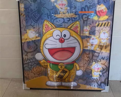 【包邮】机器猫叮当猫哆啦A梦客厅装饰画轻奢...