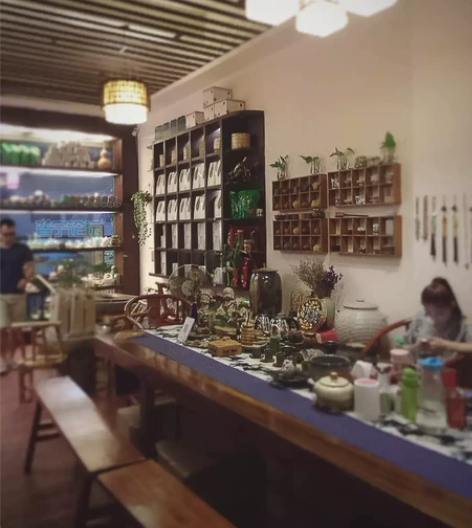 免费好茶叶喝茶茶馆场所赣州老板商家朋友过来...