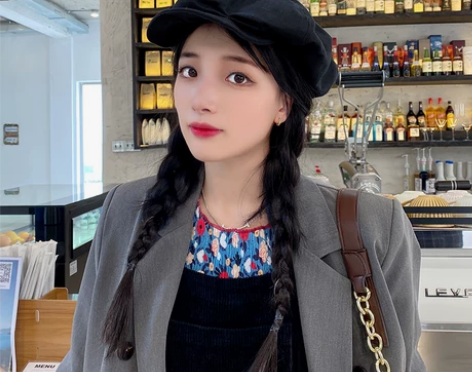 日系慵懒贝雷帽女早春秋复古大版云朵八角帽显...