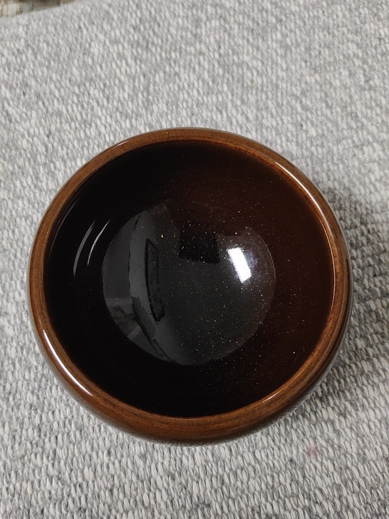 酱胎金花变彩敛口手握禅定盏!《酱胎金花》复...