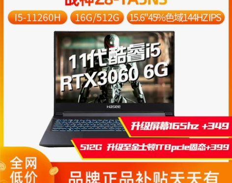 Hasee/神舟 战神 Z8游戏本Z8-T...