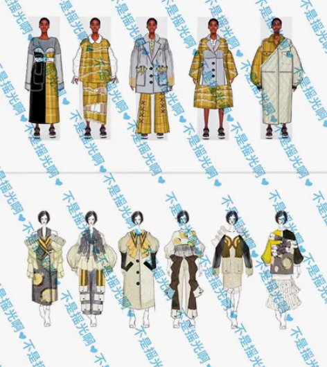 【接各种服装手绘搞】服装设计效果图/黑白o...