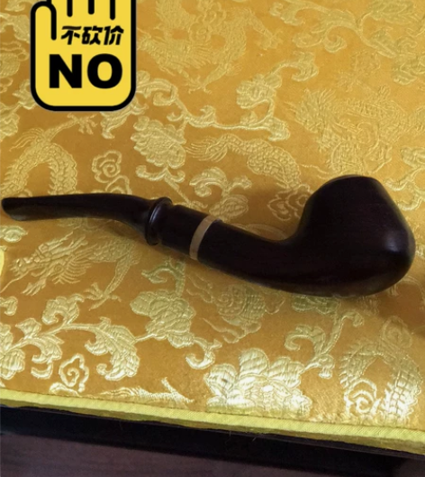 紫檀烟斗,正宗印度小叶紫檀 两用款烟斗,把...