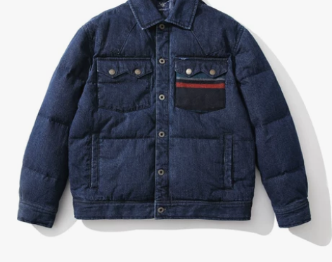 Lee羽绒服男2021冬季新款加厚保暖牛仔...