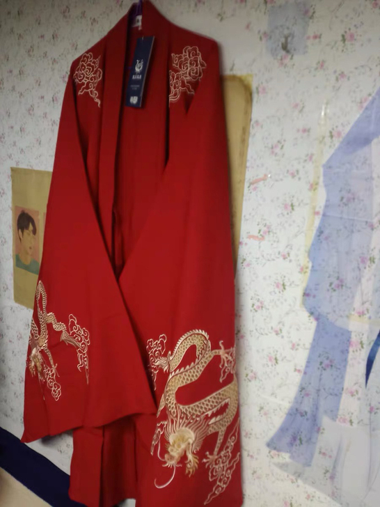 重回汉唐 旷世大氅 龙纹刺绣大袖衫 165...