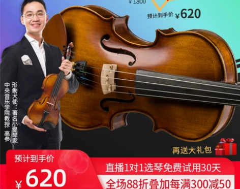 CHRISTINA4/4小提琴全新 没用过...