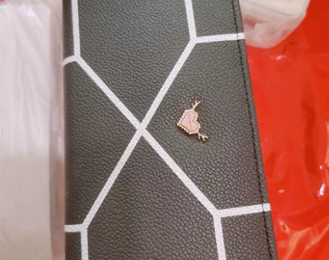 女士时尚手拿包多功能腕带钱包零钱包 浅粉色...