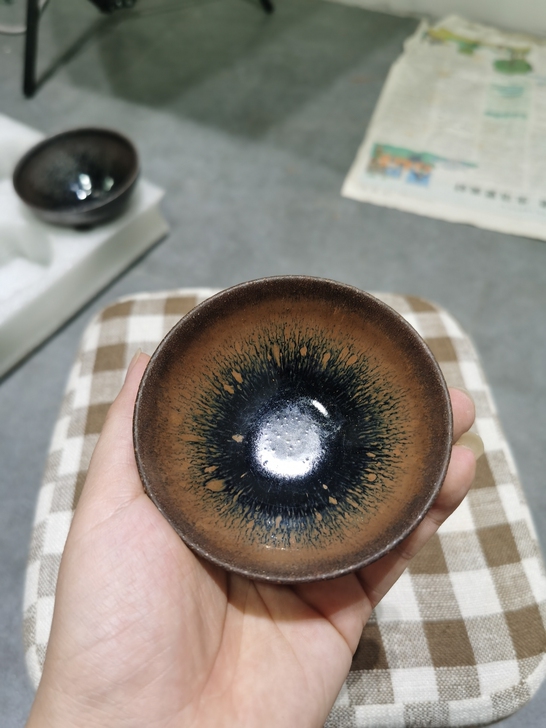 兔毫茶盏，建窑经典兔毫小盏，建窑的代表之 ...