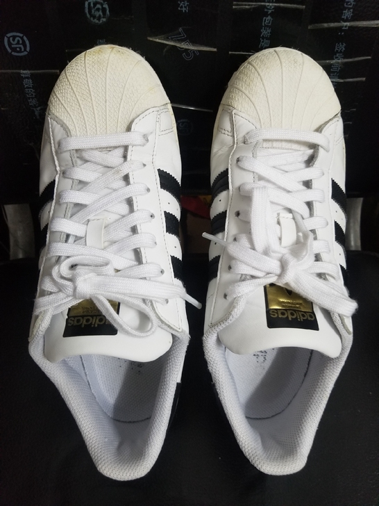 阿迪达斯Adidas三叶草贝壳头,金标,4...