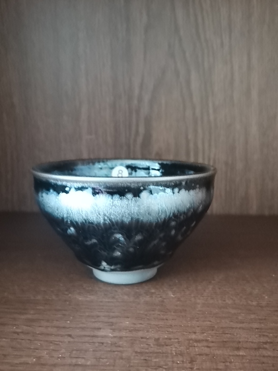 束口建盏口径9厘米高度5.5厘米。手工测量...