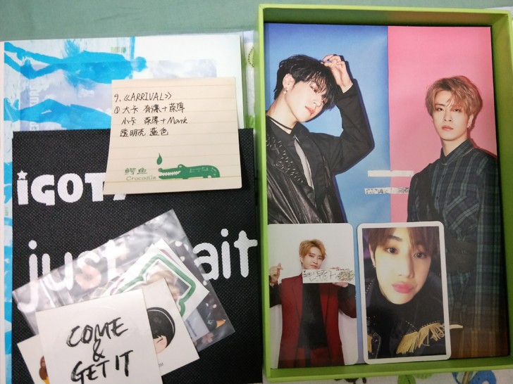 got7专辑:arrival之前买了好多专...