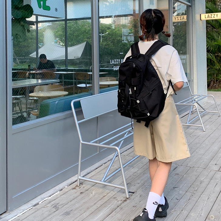 RAINY自制 西装短裤女夏薄款高腰五分裤...