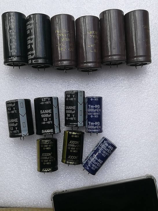 电解电容器160v3300uf红宝石蓝宝石...