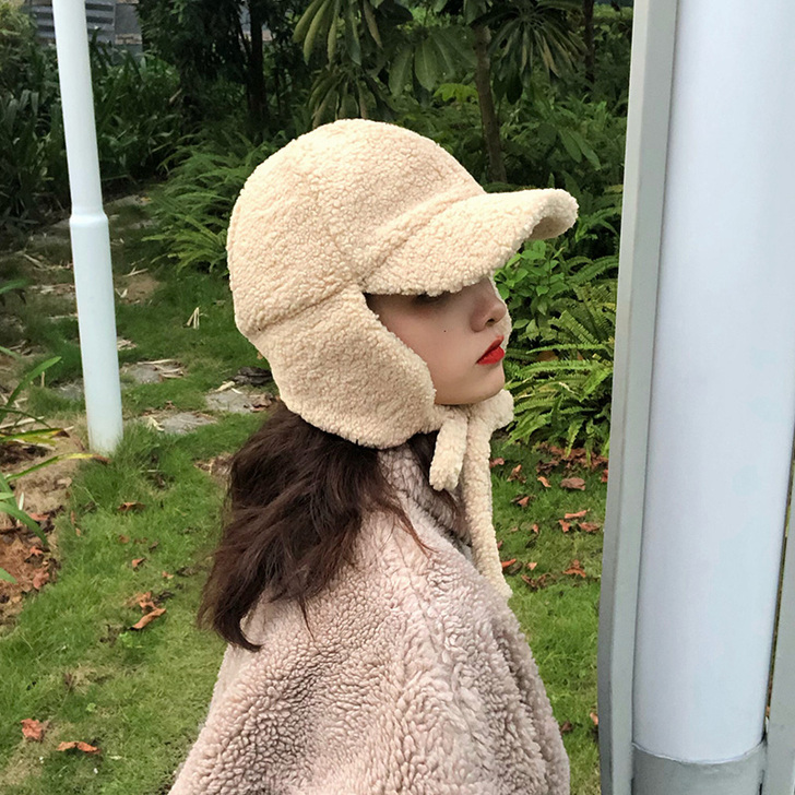羊羔毛雷锋帽