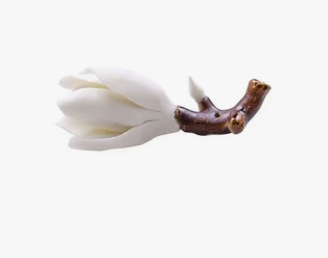 玉兰花梅花陶瓷毛笔架笔搁茶宠插香高颜值小装...
