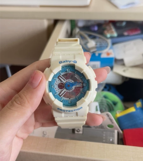 Casio baby g系列 表带轻微氧化...