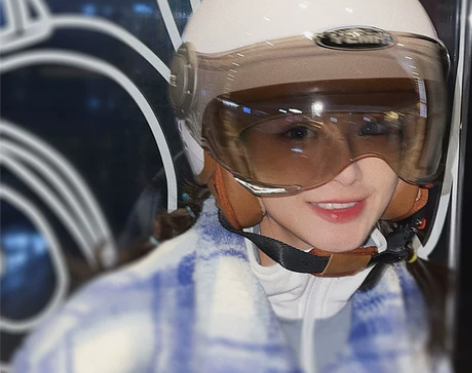 野马摩托车头盔骑行冬季保暖复古半盔四季男女...