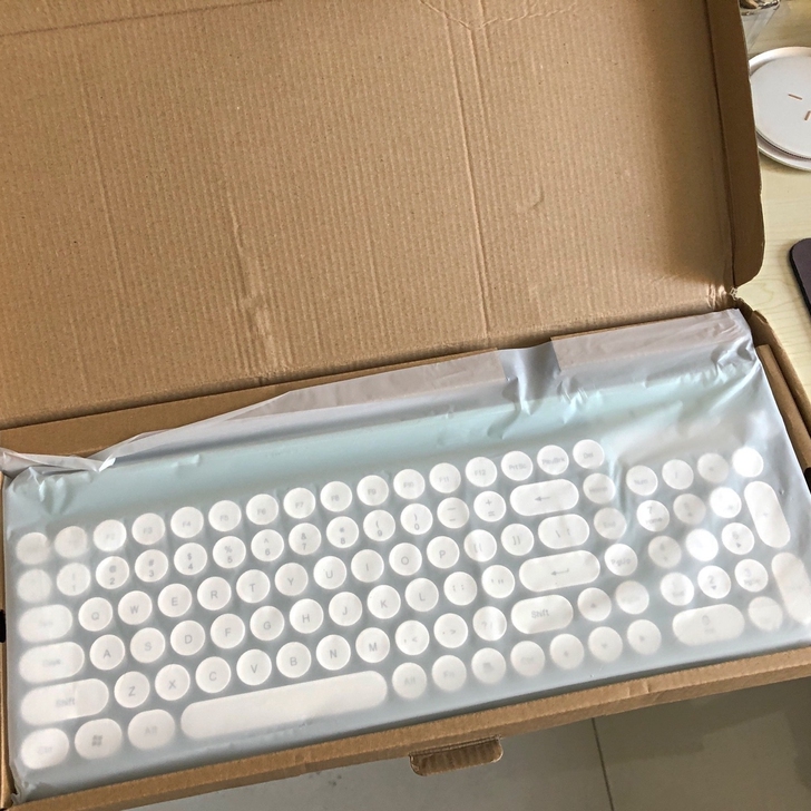朋克键盘办公打字有线静外接游戏电竞