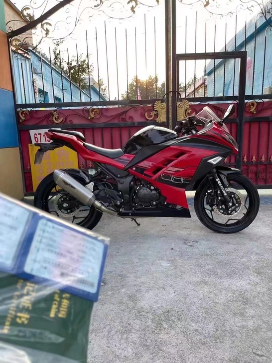 极品川崎款小忍者250到货《手续齐全，审车...