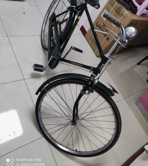 40年前的飞鸽22型锰钢出口型自行车 95...