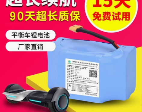 电动平衡车锂电池36V两轮车扭扭车电池组阿...