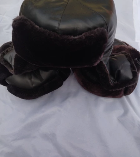 冬季加绒棉皮帽子 油田棉皮帽子雷锋帽东北棉...