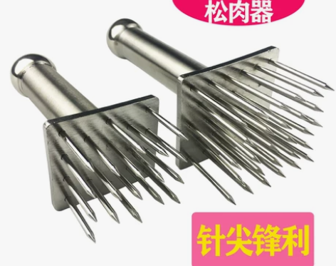不锈钢钉猪皮插猪肉锤扣肉针肉插松肉器 烧肉...