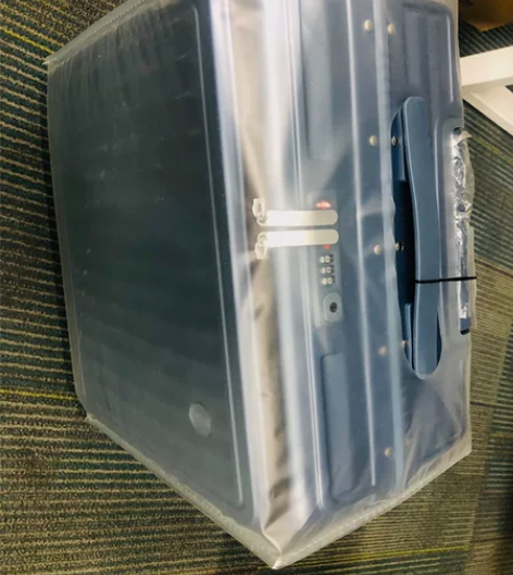 朗客登机箱前置开口行李箱女小型18寸拉杆箱...