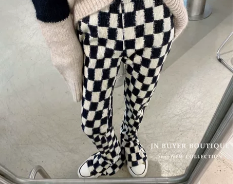 【JN买手店】21AW早秋新款小众黑白棋盘...