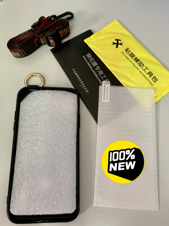 苹果iphone 11手机套，双头挂绳，全...