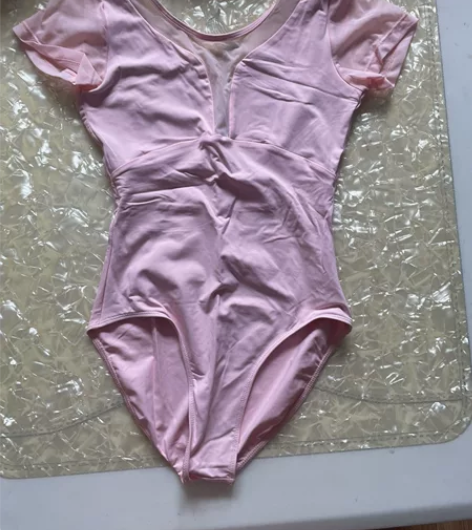 芭蕾娃娃中芭专款芭蕾舞裙练功服女蕾丝长袖儿...