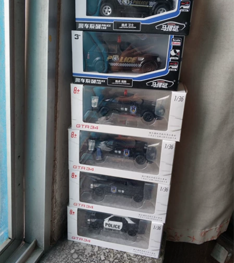 特价全新合金警车模型 1/36  全合金材...