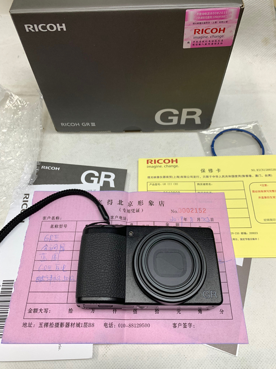 99新理光GR III GR3行货全套包装