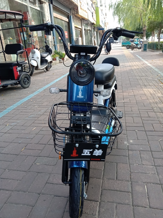 五羊电动车,酷闪旗舰版,舒适双重减震,加宽...