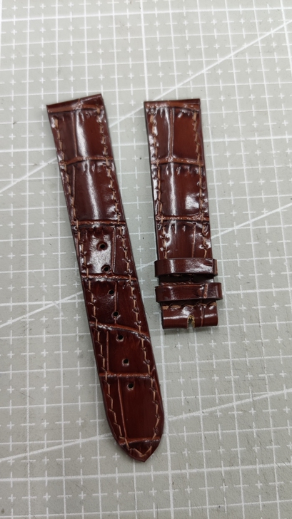 手工制作纯皮表带真皮表带低价出售微瑕疵皮练手