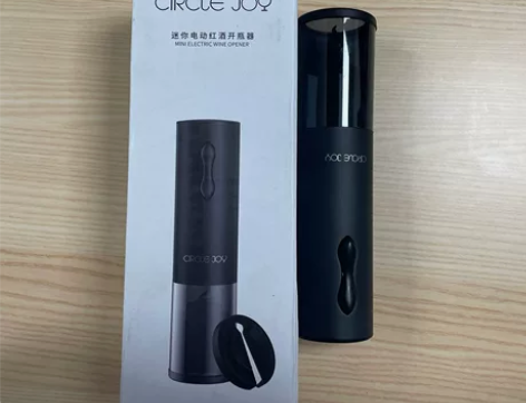 全新仅拆封,迷你电动红酒开瓶器 黑色,原装...