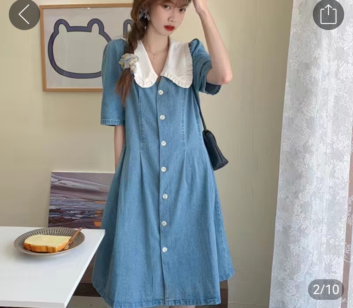 牛仔连衣裙