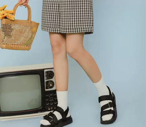 高腰显瘦格子五分休闲短裤女2020夏季新款...