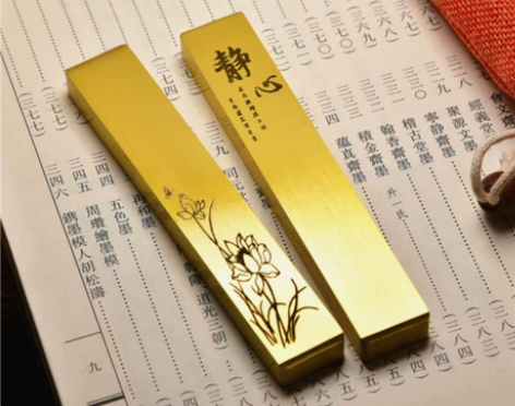 中国风黄铜镇纸镇尺 清仓 实心 黄铜创意