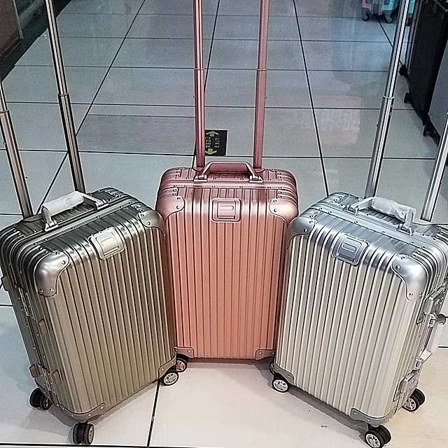严选20寸全铝镁合金登机箱小拉杆箱男 小号...