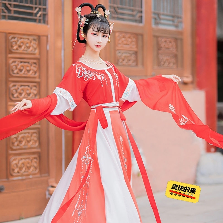 华裳有品正品全套，带披帛，70一套包邮出，...