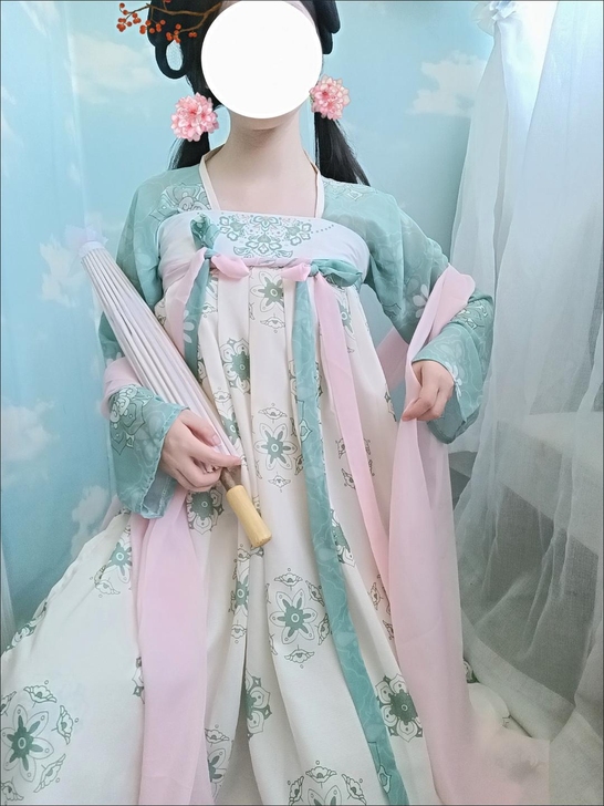 唐制复原天水碧汉服
