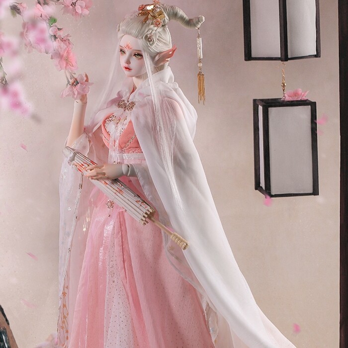 龙魂bjd兮若花神bjd69大女官服，保存...