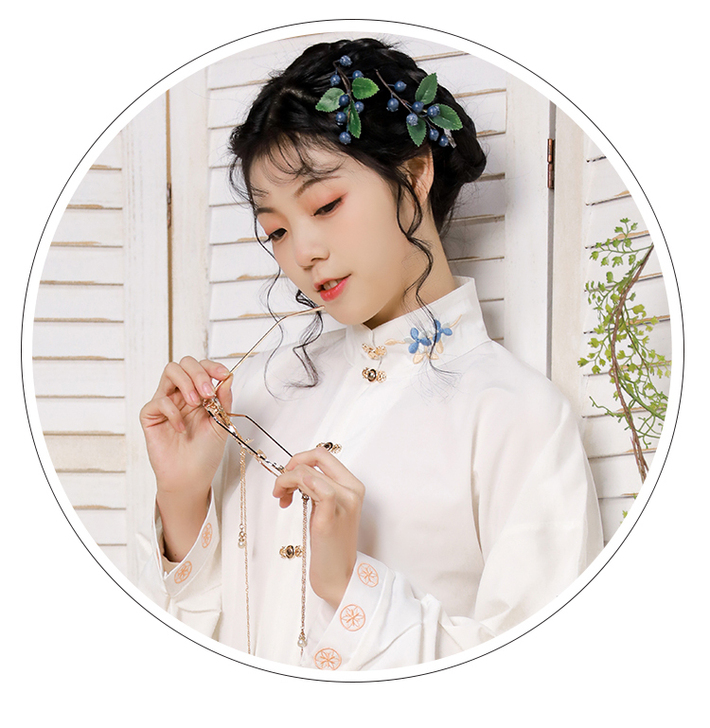 凤台曲(风铃) 明制立领对襟百褶裙汉元素原...