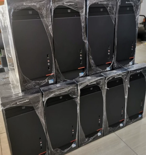 全套联想原装台式电脑公司办公家用品牌主机,...