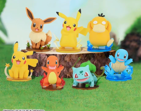 宝可梦Pokémon 皮卡丘可达鸭款手办周...