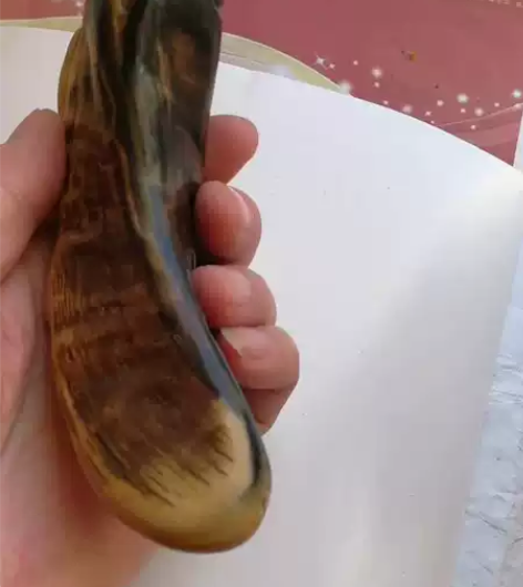 纯手工雕刻老牛角，有懂的来吧！老物件要是追...