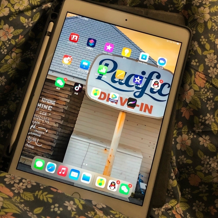 美女自用急售ipad7代2019款128g...